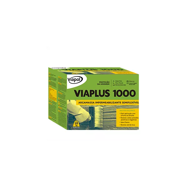 Impermeabilizante Viapol Viaplus 1000 - 18Kg (Semiflexível)