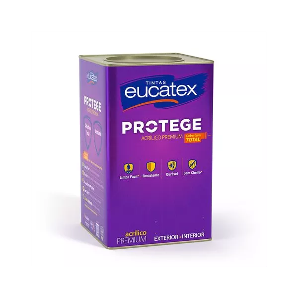 Tinta Eucatex Protege Acrílico Premium - 18L (Branco)