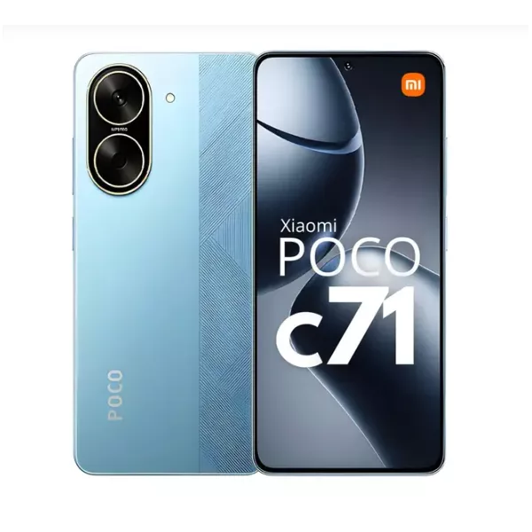 CELULAR XIAOMI POCO C71 128GB 4GB RAM AZUL | Lojas Premium