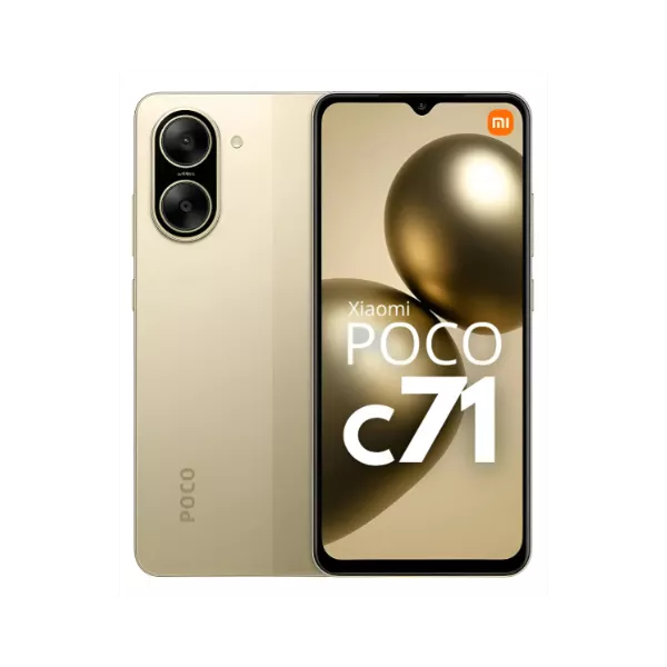 CELULAR XIAOMI POCO C71 128GB 4GB RAM GOLD | Lojas Premium