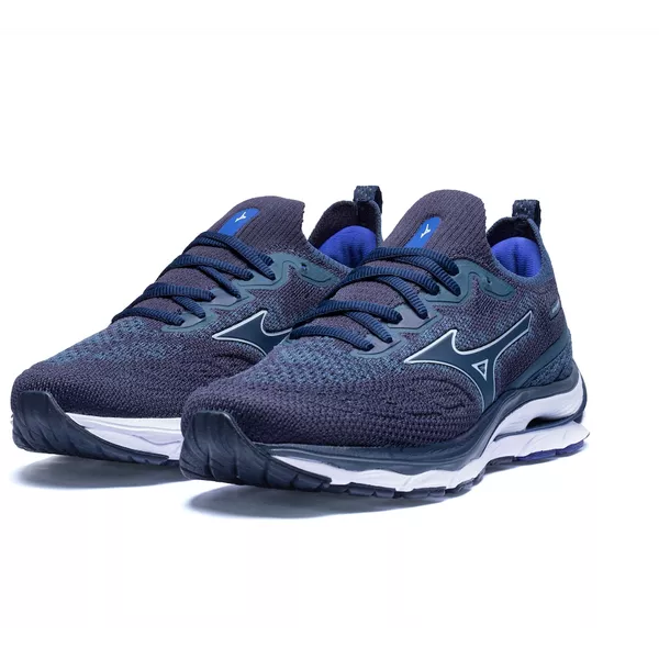 TENIS MIZUNO AZUL MARINHO RUNNING MIRAI 4 | MARCELUS CALCADOS