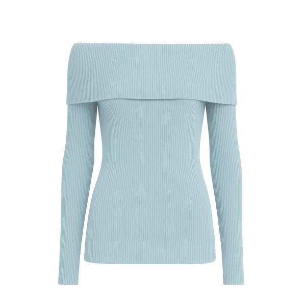 Blusa Ombro a Ombro Marina Azul