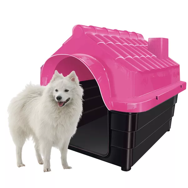 Kit Casa para Cachorros com Porta Ração N6 | MecPet