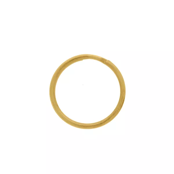 Argola de chaveiro grossa sem corrente 10 unidades - 25MM Dourada