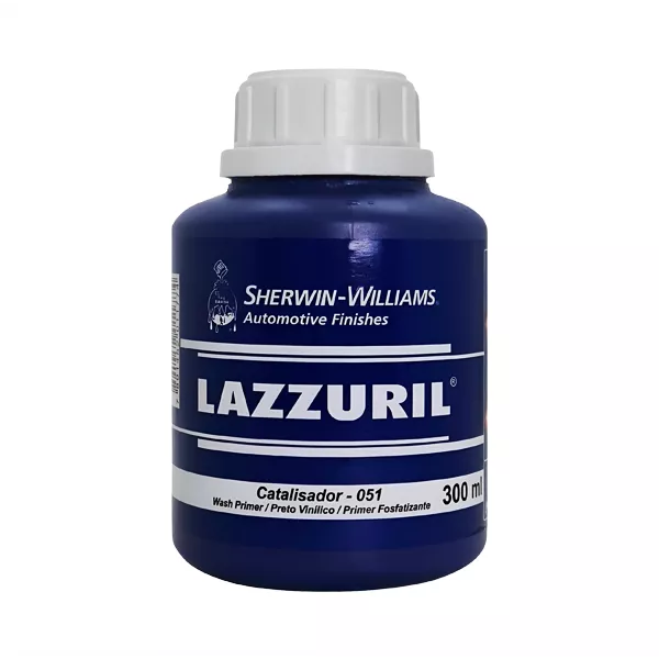 CATALISADOR WASH PRIMER E PRETO VINILICO LAZZURIL 300ML | MIARA