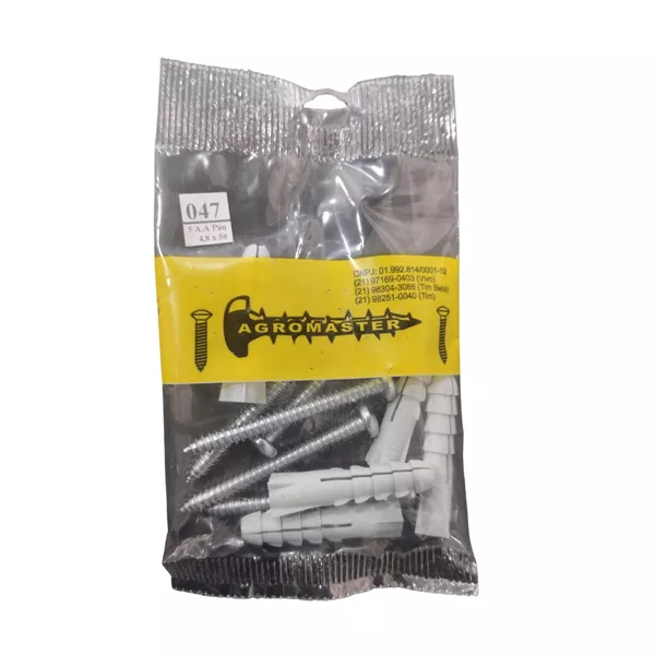 Parafuso Chip Panela 4,8X50 C/5 N°47 - AGROMASTER