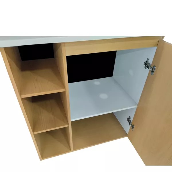 Gabinete Banheiro MDF Hortensia 60cm Jequitibá - COZIMAX | Rede