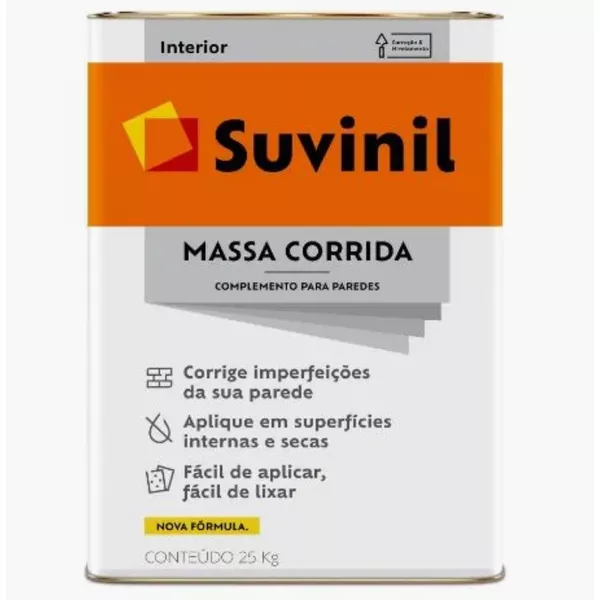 Massa Corrida PVA 25KG - SUVINIL