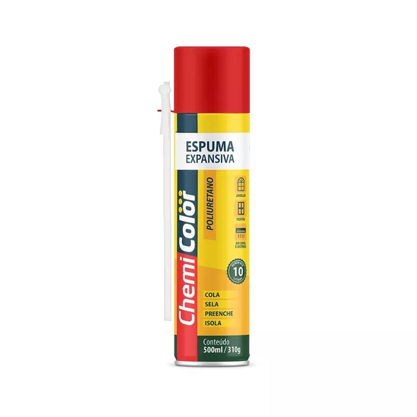 Espuma Expansiva PU 500ML - CHEMICOLOR