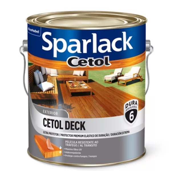Verniz Cetol Deck Incolor Exterior 3.6L - Sparlack