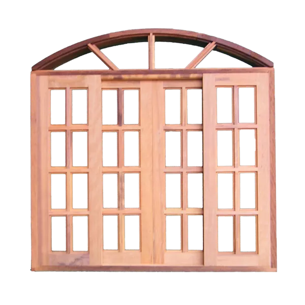 Janela de Madeira Correr Arco 120x120 