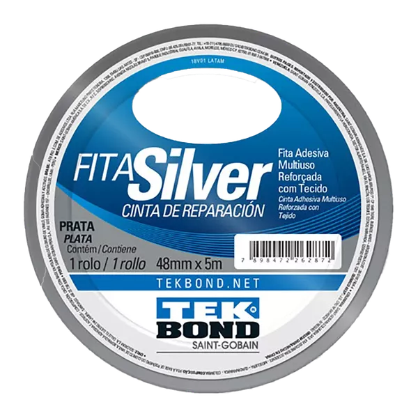 Fita Silvertape Prata 48X5m