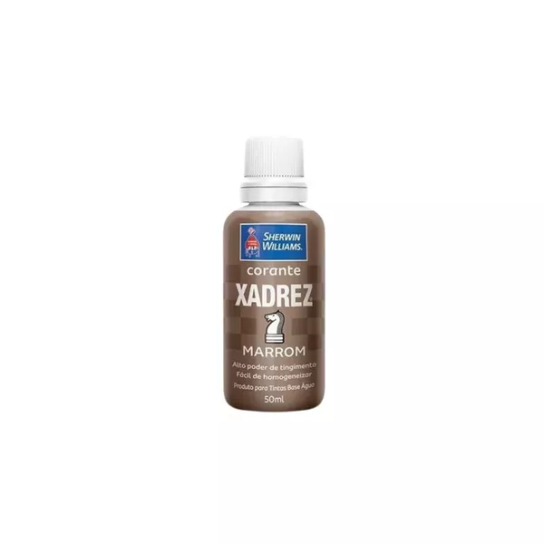 Corante Líquido Marrom 50ml - Xadrez