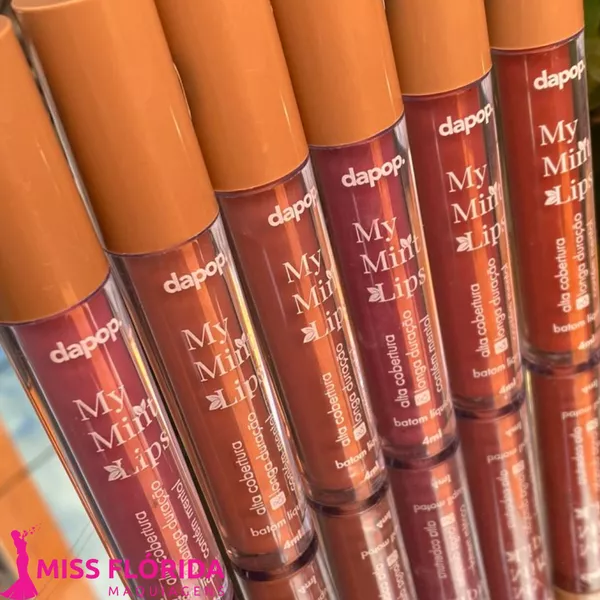 Batom My Mint Lips Dapop | MISS FLÓRIDA MAQUIAGENS