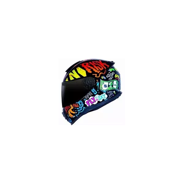 Capacete Norisk Ff802 Razor Vibes - Preto Moto One