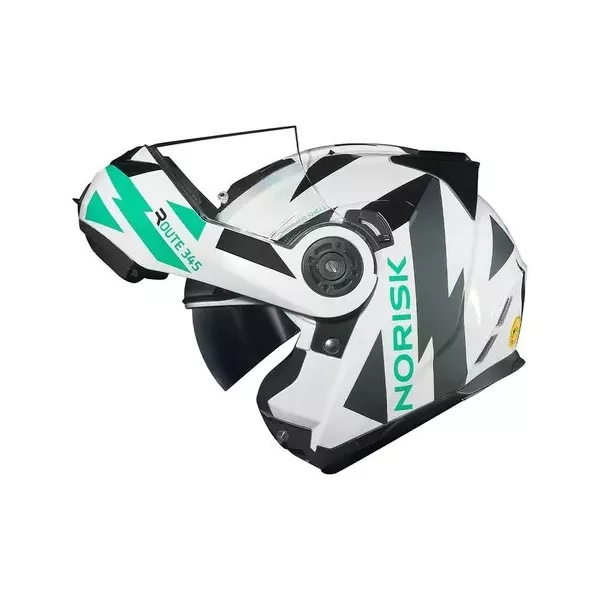 CAPACETE NORISK FF345 ROUTE - REFLEX - BRANCO TITANIUM - 56 Moto One
