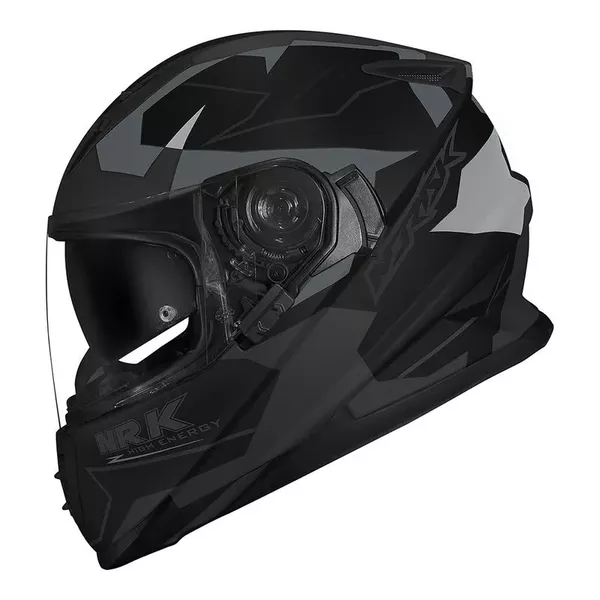 Capacete Norisk Ff302 District - Titanium Fosco Preto Moto One