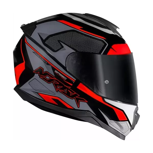 noriです Capacete Norisk Ff802 Razor Speedmax - Cinza Laranja Moto One