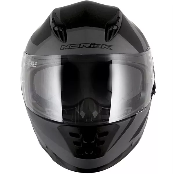 Capacete Norisk Ff302 Ridic - Preto Cinza Moto One