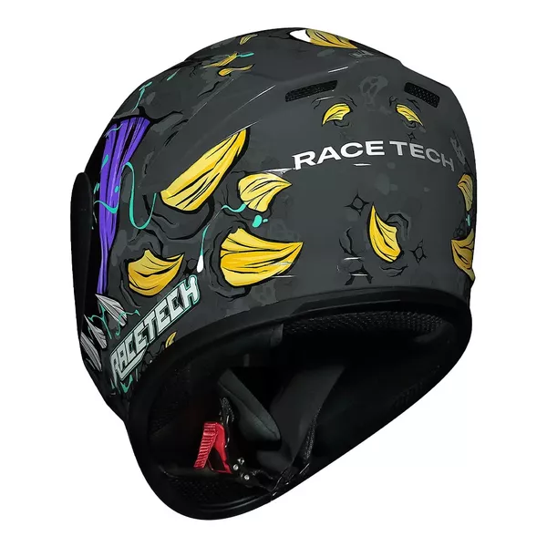CAPACETE RACE TECH HIT - LIZARD - TITANIUM Moto One