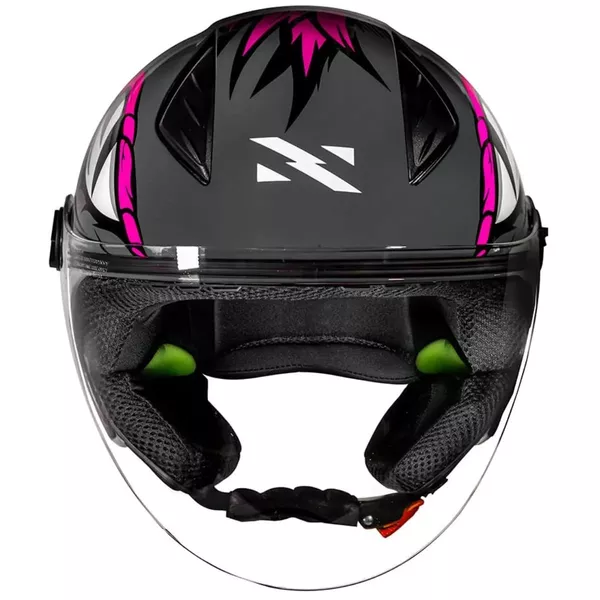 Capacete Norisk Neo Hyena Cinza e Rosa Moto One