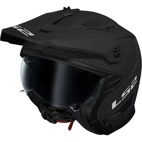 CAPACETE LS2 OF606 DRIFTER - MONOCOLOR - PRETO FOSCO - 56 Moto One