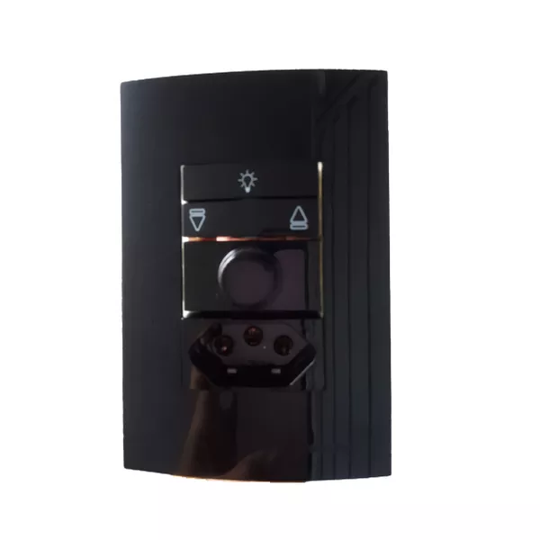 Conjunto Controle P/ Ventilador De Teto Com Tomada Ebony Margirius