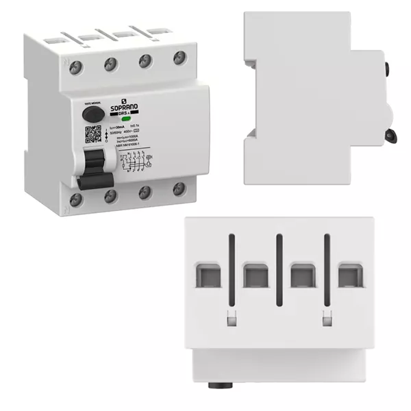 Interruptor Dr Tetrapolar 25a 30ma Soprano | Alfa Materiais Elétricos