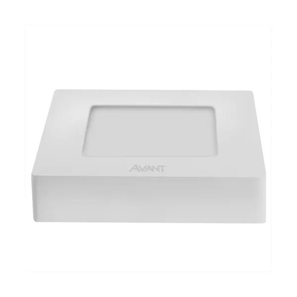PLAFON PAINEL LED SOBREPOR QUADRADO BRANCO BIVOLT LUZ Neutra