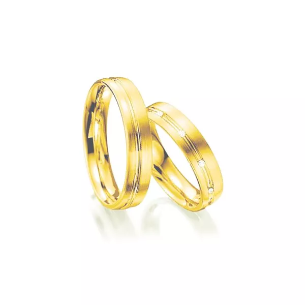 Par de Alianças SALVADOR Ouro 18k