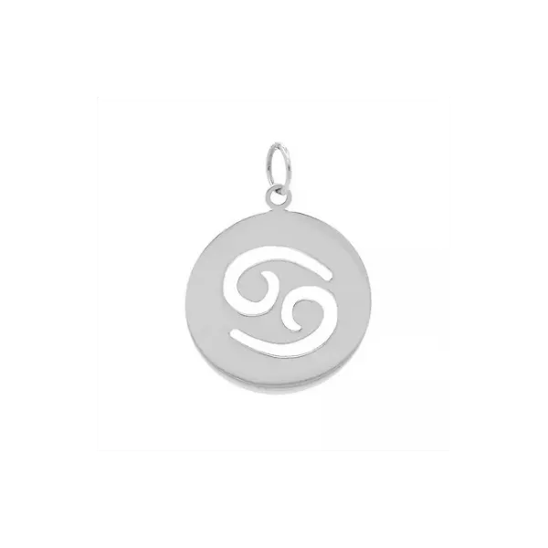 Pingente De Prata 925 Signo Câncer