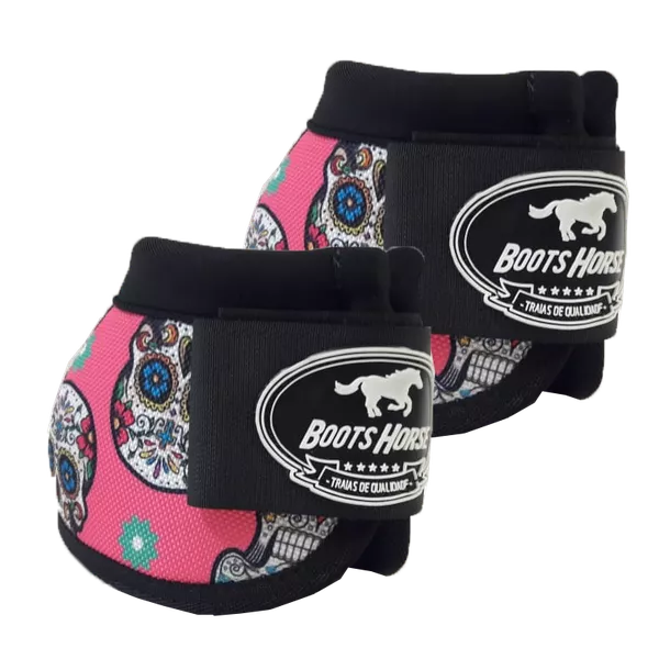 Cloche Boots Horse - Estampa 29 / Velcro preto