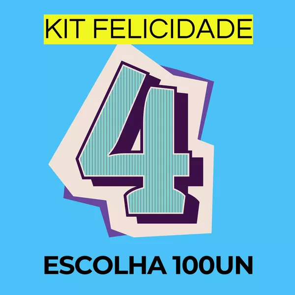 KIT FELICIDADE 4 - 100 FOLHAS