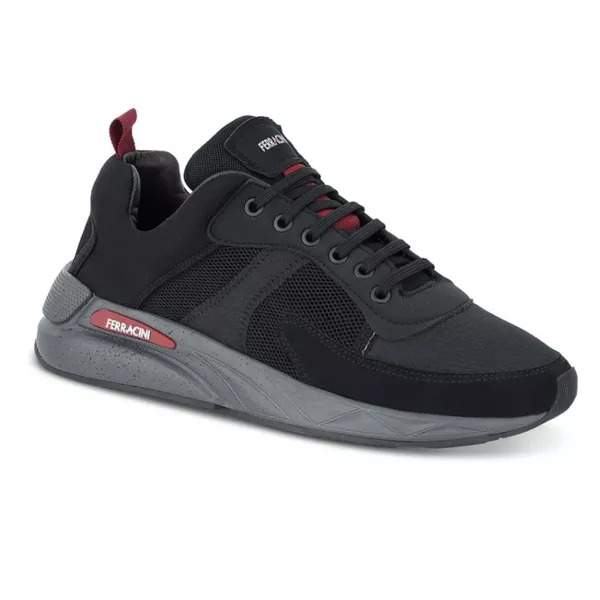 Tênis Masculino Sneaker Dunk Ferracini Preto Ref. 09952.09953