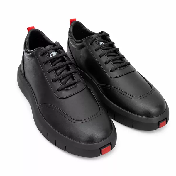 Tênis Masculino Casual Couro Legítimo Bronx All Black | ROTA SHOES