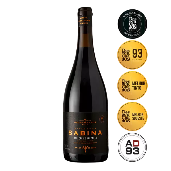 Sabina Syrah Seleção de Parcelas 2024 | Sacramentos Vinifer