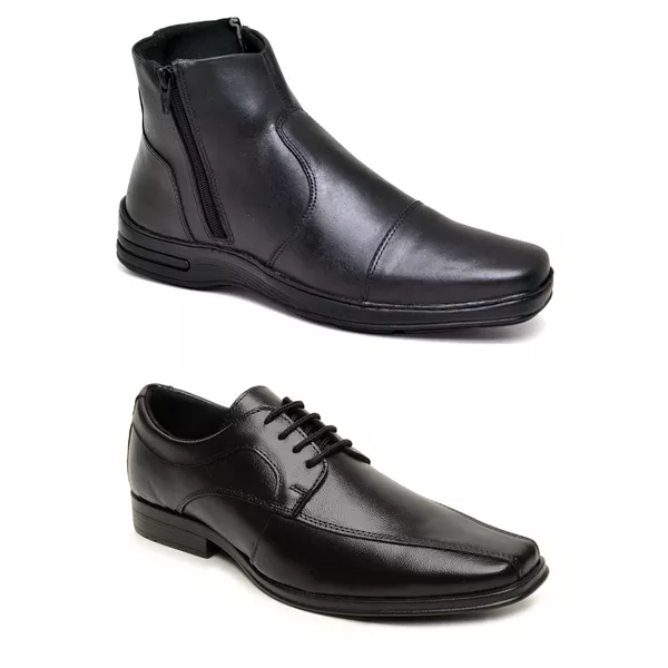 Combo 2 Pares Sândalo Plaza e Tower Preto