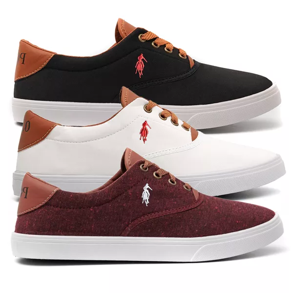 Combo 3 Pares Polo Up Masculino