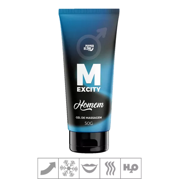 Excitante Masculino Beijável M Excity 50g (PB314) - Homem