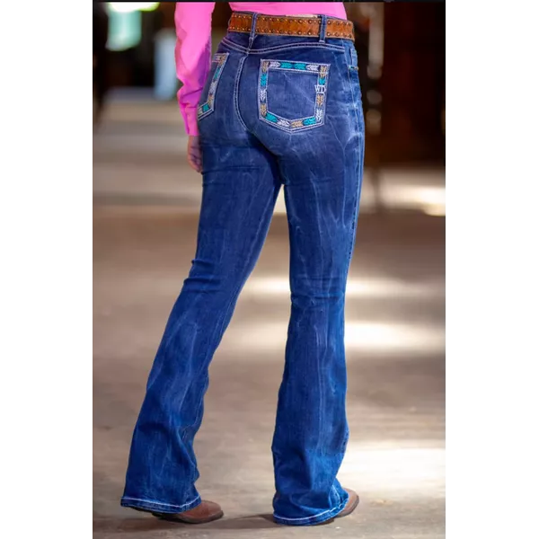 CALÇA MISSISSIPI BOOTCUT JEANS ESCURO