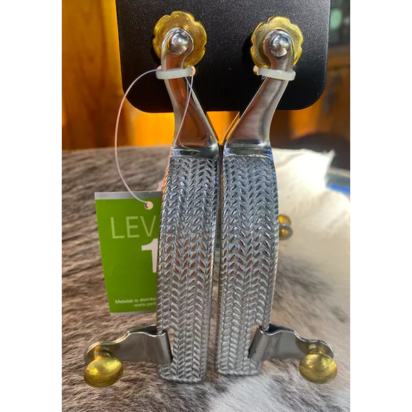 Espora com detalhe em dourado