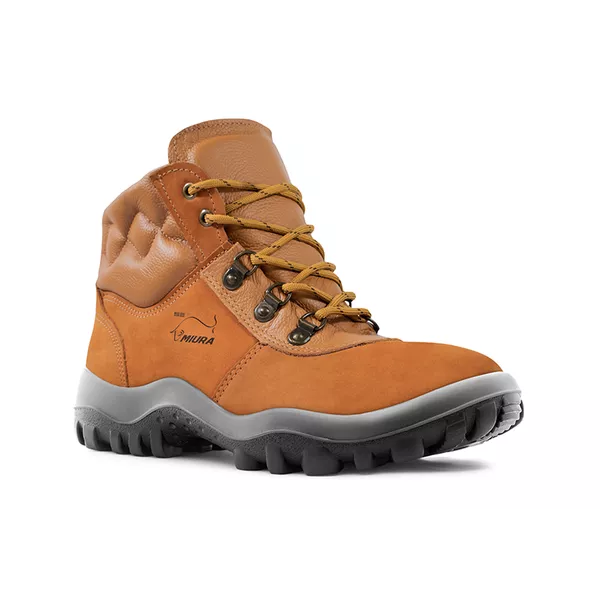 BOTINA NOBUCK MIURA CARAMELO SAFETLINE REF. 4855GL/MR/NB CA 12783