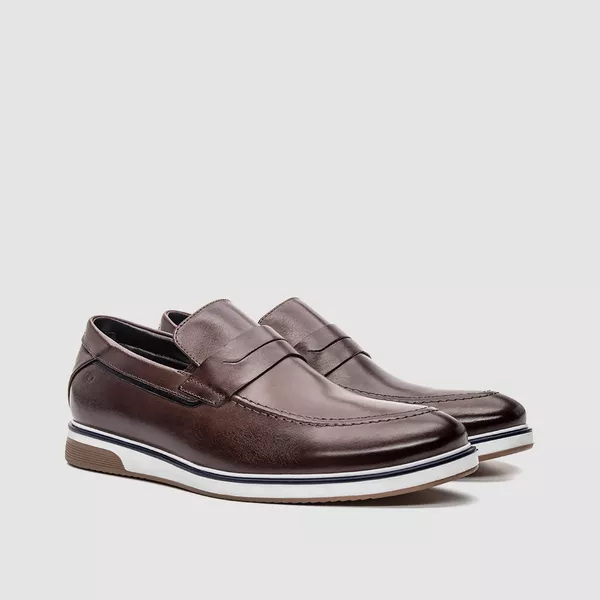 Sapato Masculino Sky Easy 750 Dark Brown | CALÇADOS ZAPATTERO