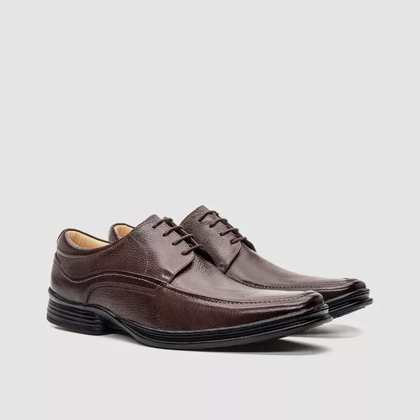 Sapato Masculino Ultra Comfort Flex 2803 Dark Brown | CALÇADOS