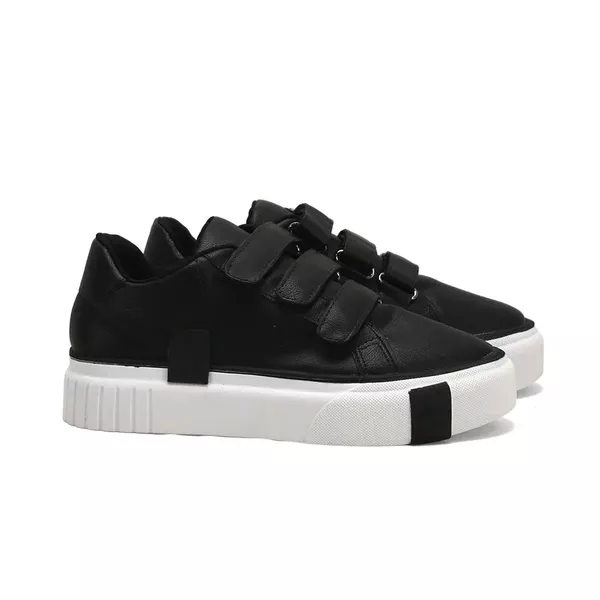 Tênis Sneakers Feminino Preto Portofino | ZOCCOLETTE