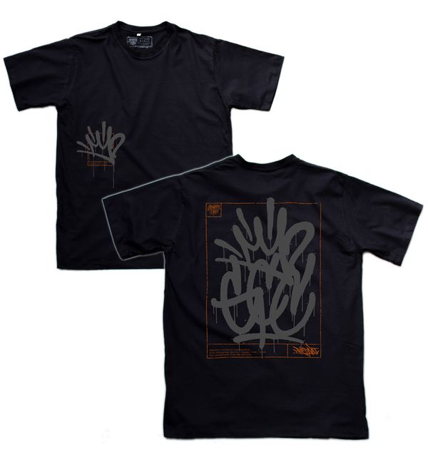Camiseta PICTOTAG Graffiti com Café - Preta - Graffiti com Café