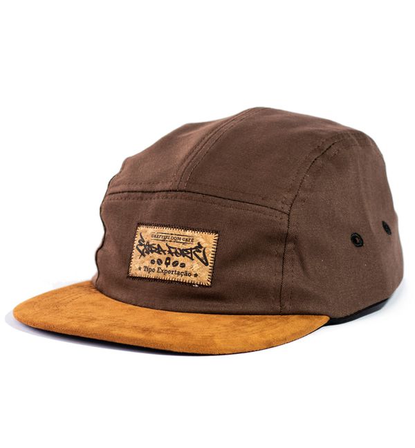 Boné Five Panel EXTRA FORTE - Marrom - Graffiti com Café