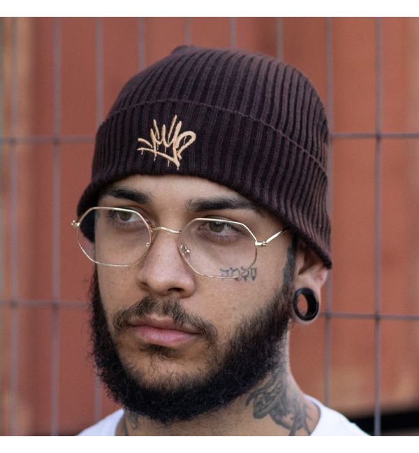 Gorro PICTO - Marrom - Graffiti com Café