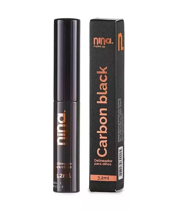 Nina Makeup Carbon Black Delineador para Olhos 3,2ml