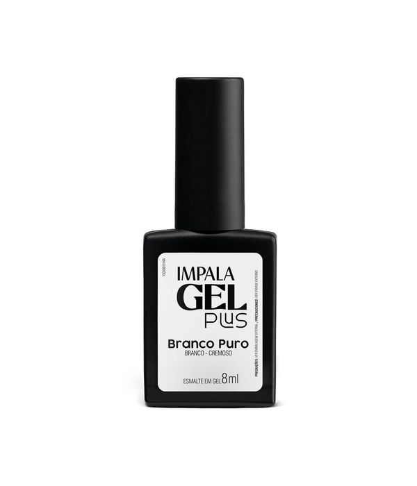 Impala Esmalte Gel Plus Branco - Puro 8ml